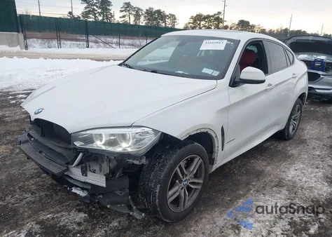 2017 BMW X6 xDrive50I z USA, uszkodzony, nr VIN 5UXKU6C30H0W38734